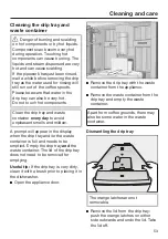 Preview for 53 page of Miele CVA 744C Operating And Installation Instructions