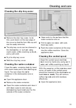 Preview for 55 page of Miele CVA 744C Operating And Installation Instructions