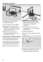 Preview for 58 page of Miele CVA 744C Operating And Installation Instructions