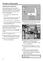 Preview for 74 page of Miele CVA 744C Operating And Installation Instructions