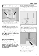 Preview for 83 page of Miele CVA 744C Operating And Installation Instructions