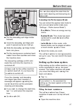 Предварительный просмотр 27 страницы Miele CVA 7840 Operating And Installation Instructions