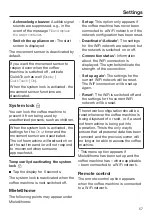 Предварительный просмотр 57 страницы Miele CVA 7840 Operating And Installation Instructions