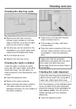 Предварительный просмотр 65 страницы Miele CVA 7840 Operating And Installation Instructions