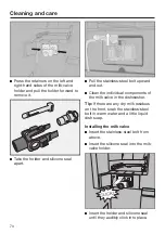 Предварительный просмотр 70 страницы Miele CVA 7840 Operating And Installation Instructions