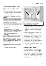 Предварительный просмотр 109 страницы Miele CVA 7840 Operating And Installation Instructions