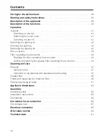 Предварительный просмотр 32 страницы Miele DA 112 Operating And Installation Manual