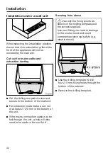 Preview for 32 page of Miele DA 1200 Operating And Installation Instructions