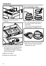 Предварительный просмотр 36 страницы Miele DA 1200 Operating And Installation Instructions