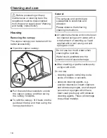 Предварительный просмотр 18 страницы Miele DA 186 Operating And Installation Instructions