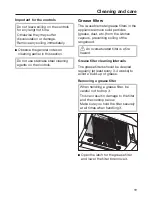 Предварительный просмотр 19 страницы Miele DA 186 Operating And Installation Instructions