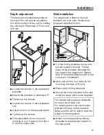 Предварительный просмотр 27 страницы Miele DA 186 Operating And Installation Instructions