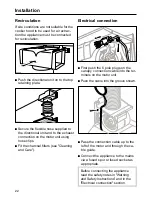 Предварительный просмотр 22 страницы Miele DA 196-2 Operating And Installation Manual