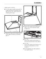 Предварительный просмотр 21 страницы Miele DA 196 Operating Instructions Manual