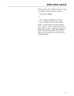 Предварительный просмотр 17 страницы Miele DA 200 Operating Instructions Manual