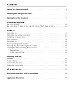 Предварительный просмотр 2 страницы Miele DA 206 Operating Instructions Manual