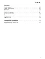 Предварительный просмотр 3 страницы Miele DA 206 Operating Instructions Manual