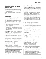 Preview for 15 page of Miele DA 206 Operating Instructions Manual