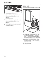 Предварительный просмотр 26 страницы Miele DA 206 Operating Instructions Manual