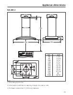 Предварительный просмотр 25 страницы Miele DA 210-3 Operating And Installation Instructions