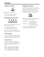 Preview for 10 page of Miele DA 220-3 Operating And Installation Instructions