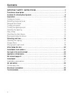 Preview for 2 page of Miele DA 220 Operating And Installation Instructions