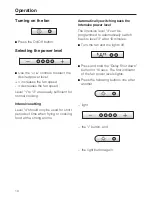 Preview for 10 page of Miele DA 220 Operating And Installation Instructions