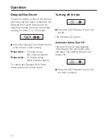 Preview for 12 page of Miele DA 220 Operating And Installation Instructions