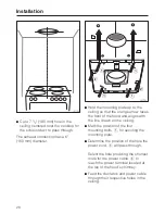 Предварительный просмотр 28 страницы Miele DA 220 Operating And Installation Instructions