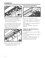 Предварительный просмотр 28 страницы Miele DA 2250 EXT Operating And Installation Instructions