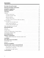 Предварительный просмотр 2 страницы Miele DA 2250 User Manual