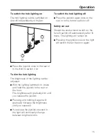 Предварительный просмотр 15 страницы Miele DA 2250 User Manual