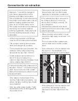 Предварительный просмотр 32 страницы Miele DA 2250 User Manual