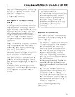 Предварительный просмотр 35 страницы Miele DA 2250 User Manual