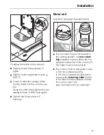 Предварительный просмотр 27 страницы Miele DA 226-2 Operating And Installation Manual