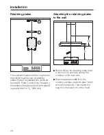 Предварительный просмотр 28 страницы Miele DA 229-2 Operating And Installation Instructions