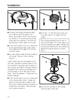 Предварительный просмотр 22 страницы Miele DA 230-2 Operating And Installation Manual