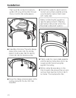 Предварительный просмотр 24 страницы Miele DA 230-2 Operating And Installation Manual