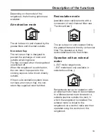 Preview for 13 page of Miele DA 2360 Operating And Installation Instructions