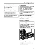 Предварительный просмотр 21 страницы Miele DA 2360 Operating And Installation Instructions