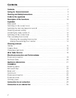 Предварительный просмотр 2 страницы Miele DA 237 Operating Instructions Manual