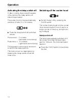 Предварительный просмотр 12 страницы Miele DA 237 Operating Instructions Manual