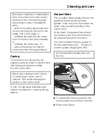 Предварительный просмотр 15 страницы Miele DA 237 Operating Instructions Manual