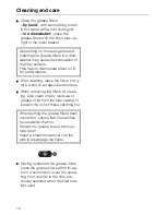 Предварительный просмотр 16 страницы Miele DA 237 Operating Instructions Manual
