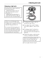 Предварительный просмотр 17 страницы Miele DA 237 Operating Instructions Manual