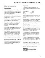 Предварительный просмотр 19 страницы Miele DA 237 Operating Instructions Manual