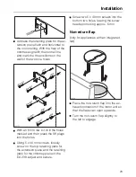 Предварительный просмотр 23 страницы Miele DA 237 Operating Instructions Manual