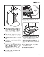 Предварительный просмотр 27 страницы Miele DA 237 Operating Instructions Manual