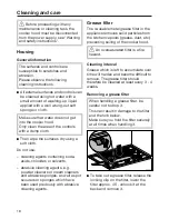 Предварительный просмотр 18 страницы Miele DA 2450 Operating And Installation Instructions