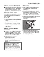 Preview for 19 page of Miele DA 2450 Operating And Installation Instructions